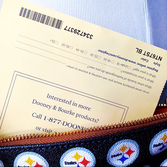 Dooney and Bourke NFL Pittsburgh Steelers Purse - Picture 7 of 8